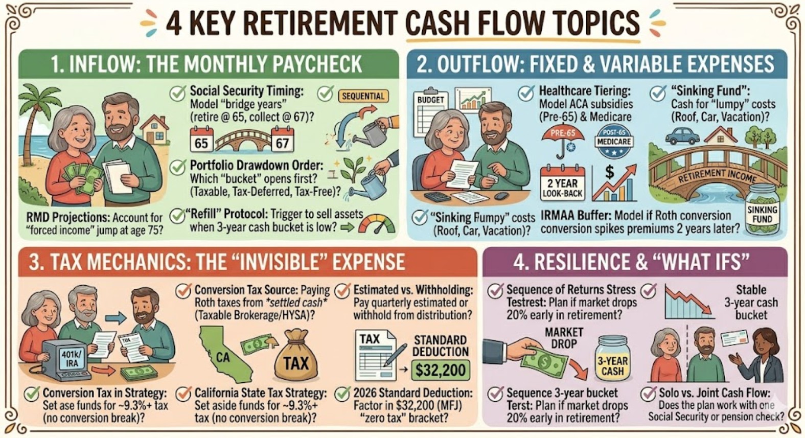 4 Key Retirement Cash Flow Topics